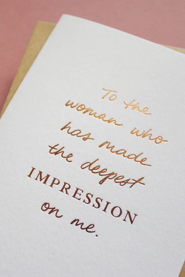 Single Naomi Paper Cards